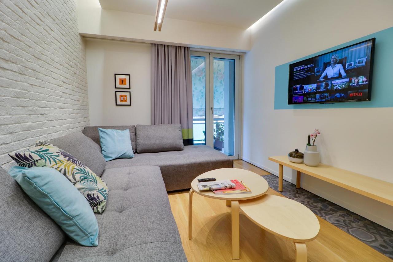 Superior Central Apt|3Min To Metro|Ac|Netflix|Imac 아테네 외부 사진